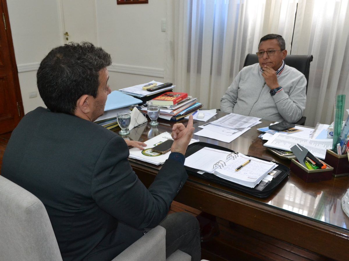 Reunión de trabajo con el ministro del Interior de Tucumán, Darío Monteros, en su despacho